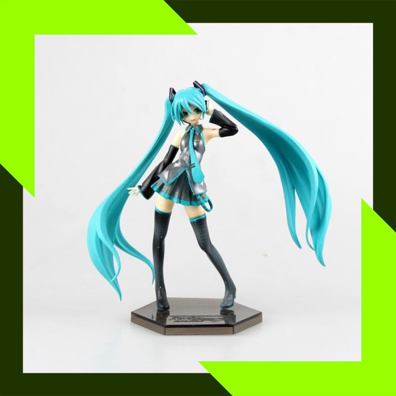 Action Figure Terbaru Anime Gambar 19 Cm Hatsune Miku 1/8 Skala Painted Pvc Toy Model Koleksi Hadiah