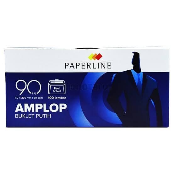 

Amplop Polos Panjang 90 PAPERLINE/Amplop Putih Polos Panjang 90 PPL