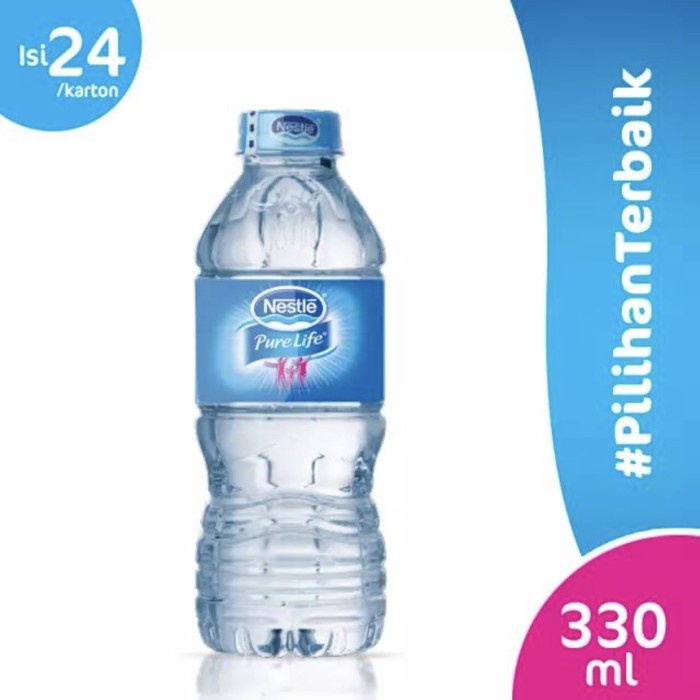 

(BISA COD) Air Mineral Nestle Pure Life 330 ml (1 karton isi 24 botol)