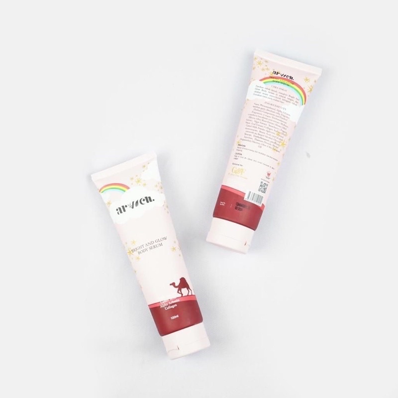 ARVVEN BRIGHT AND GLOW BODY SERUM &amp; BODY SCRUB