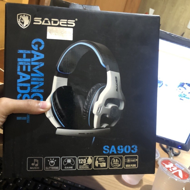Headset Gaming SADES SA 903 Wolfang