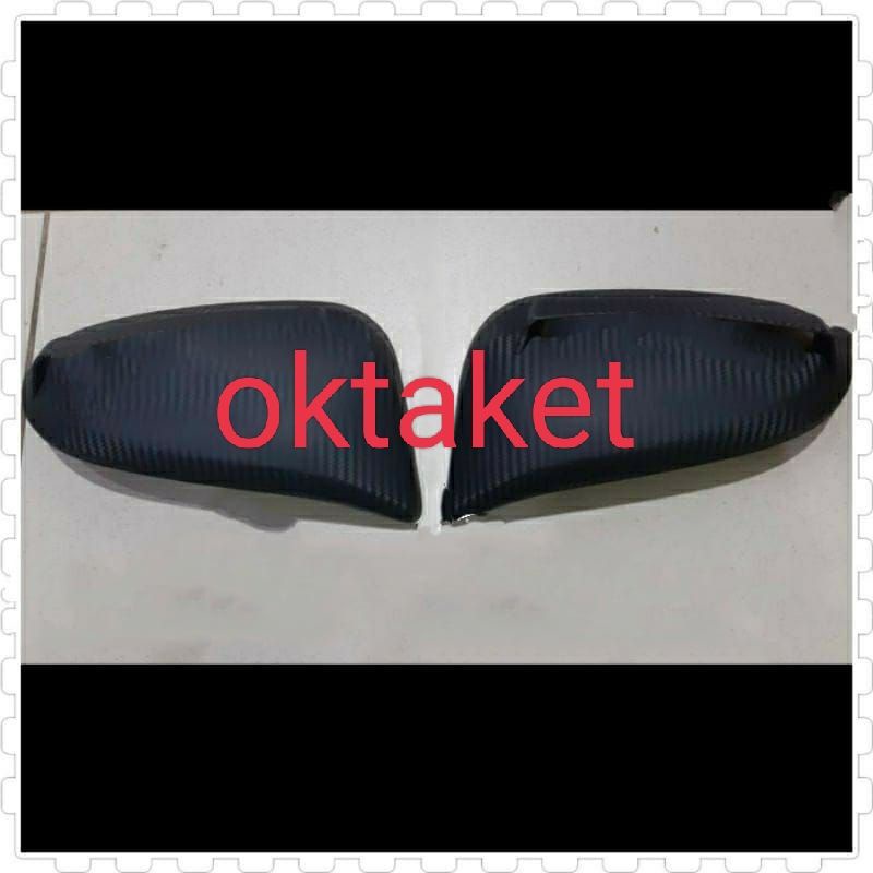 cover spion Toyota Voxy hitam Chrome Carbontivo Carbon Glossy Gr Sport