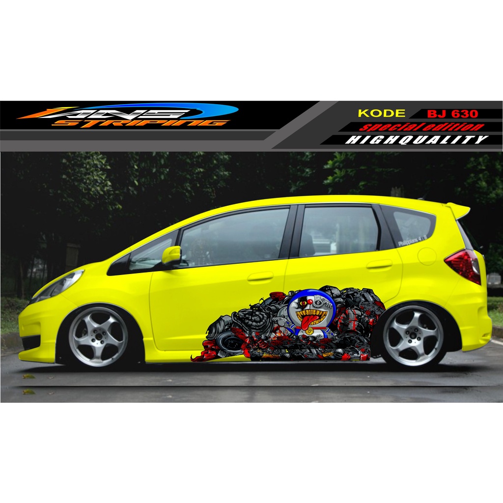 DECAL STICKER MOBIL JAZZ BRIO AVANZA SIGRA YARIS / STIKER VARIASI MOBIL / MODIF STICKER MOBIL 630