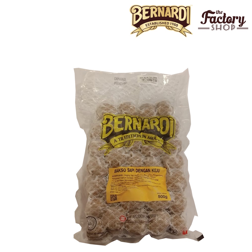 

Bernardi Bakso Sapi Keju 500g