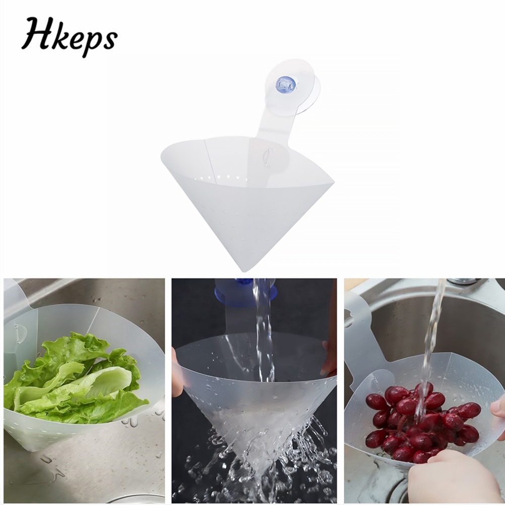 Foldable Filter Simple Sink Self-Standing Sink Anti-blocking Device