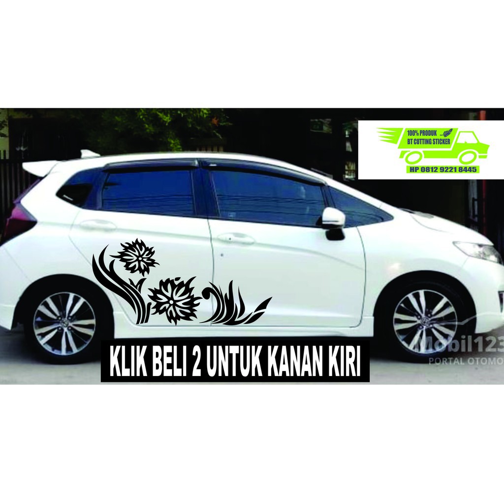 AKSESORIS MOBIL HONDA STICKER MOBIL HONDA JAZZ STICKER BODY HONDA JAZZ MOBIL HONDA BRIO AYLA AGYA