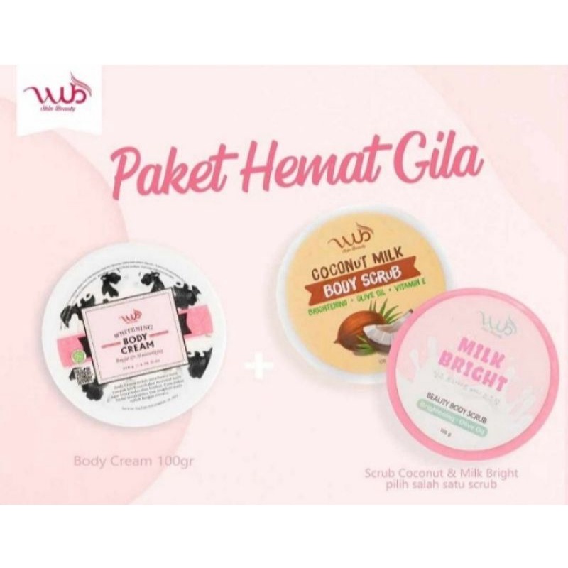 WUB SKIN BEAUTY PAKET HEMAT GILA