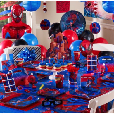 Dekorasi pesta ulang tahun SPIDERMAN