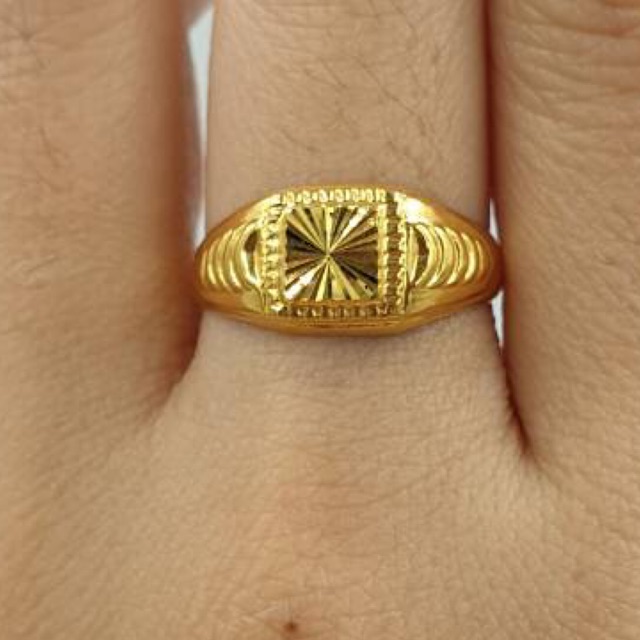 Cincin emas asli kadar 700 untuk pria uk 15