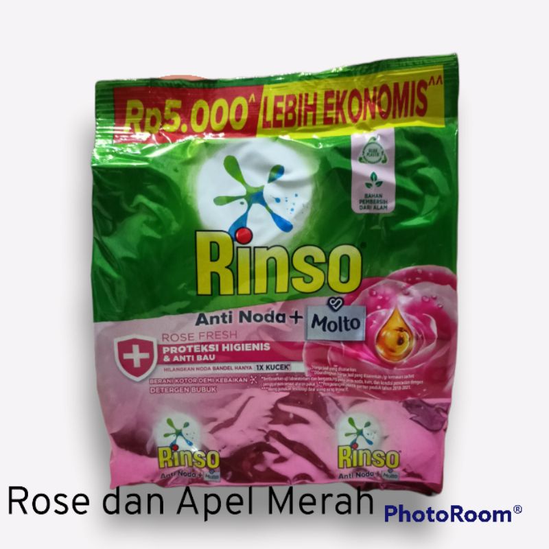 Rinso® Anti Noda + Molto Kemasan 215g (Rp 5000)