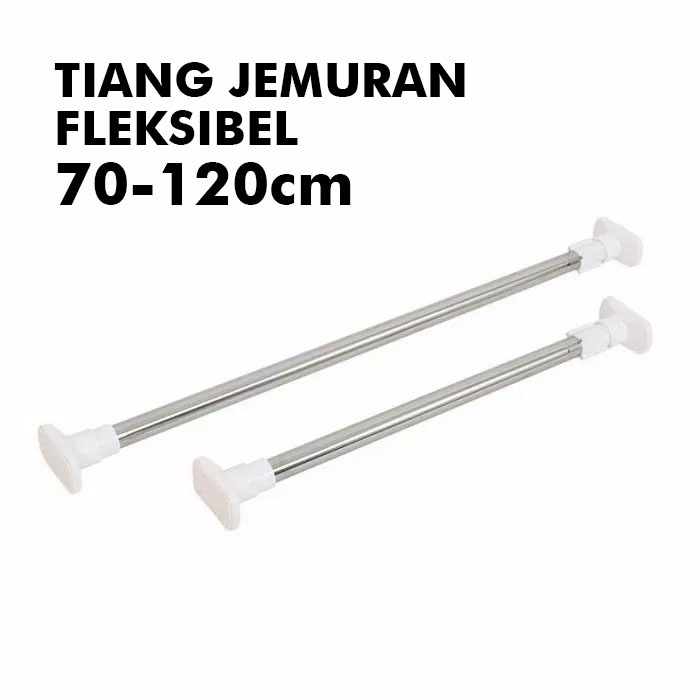 Holder Tiang Jemuran 70-120 cm Gantungan Baju Pipa