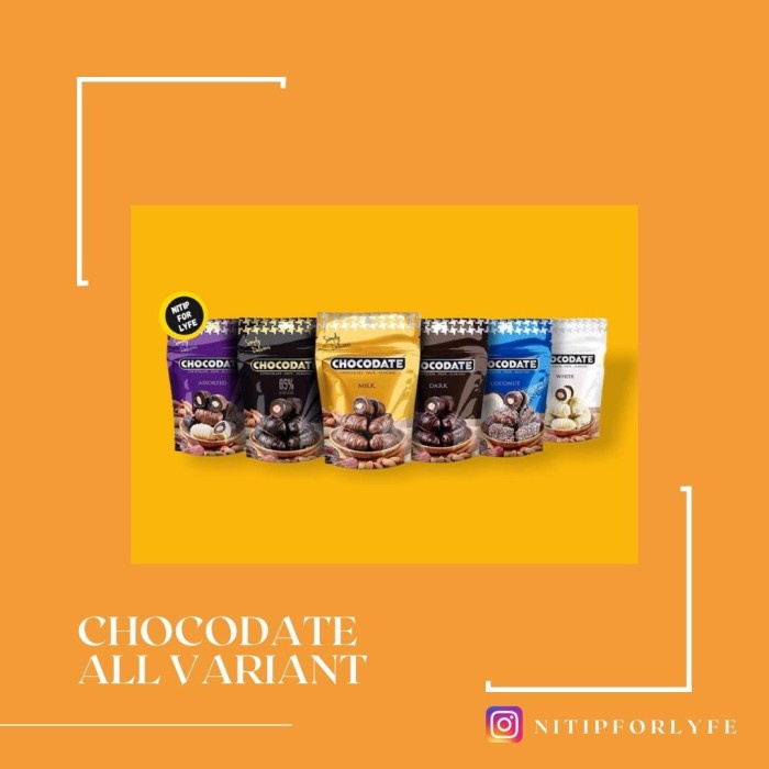 

PROMO !! COKLAT KURMA ARABIAN DELIGHT CHOCODATE ASSORTED - 90GR