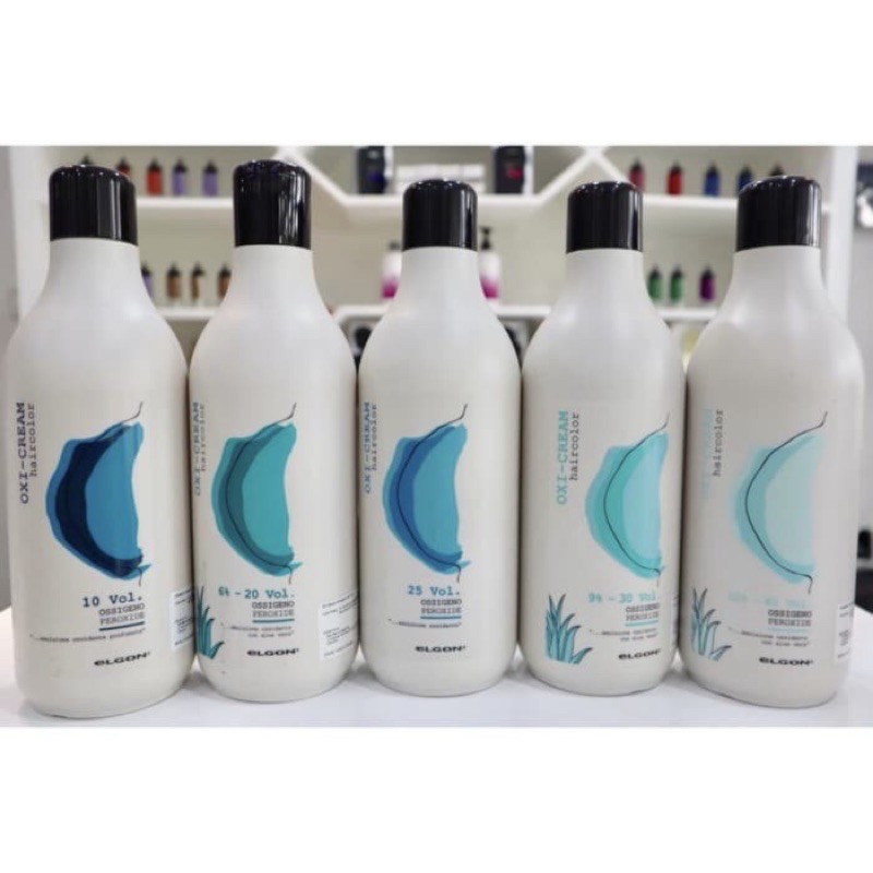 Cairan Developer campuran cat/bleaching/ oksidan/peroxide Elgon 1000 mL