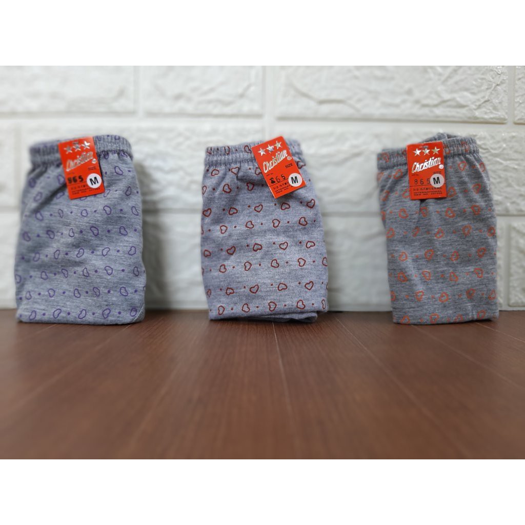 Pakaian Dalam sexy lingerie / celana dalam CD SABLON Hati Kecil Wanita Murah dan Nyaman (ART 865)