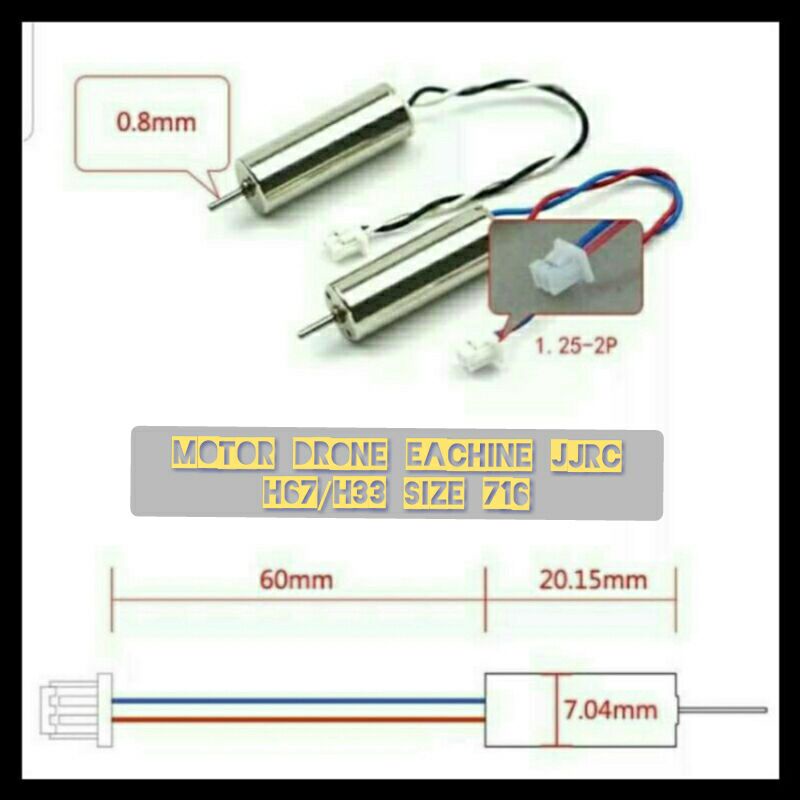 Motor drone eachine JJRC H67/H33