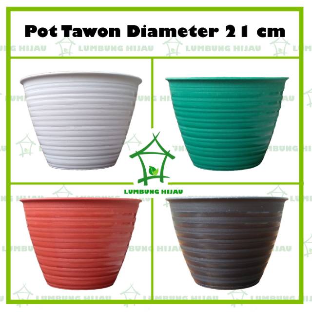 Diameter 21 cm Pot  Tawon  21 Budi Jaya Pot  Bunga  