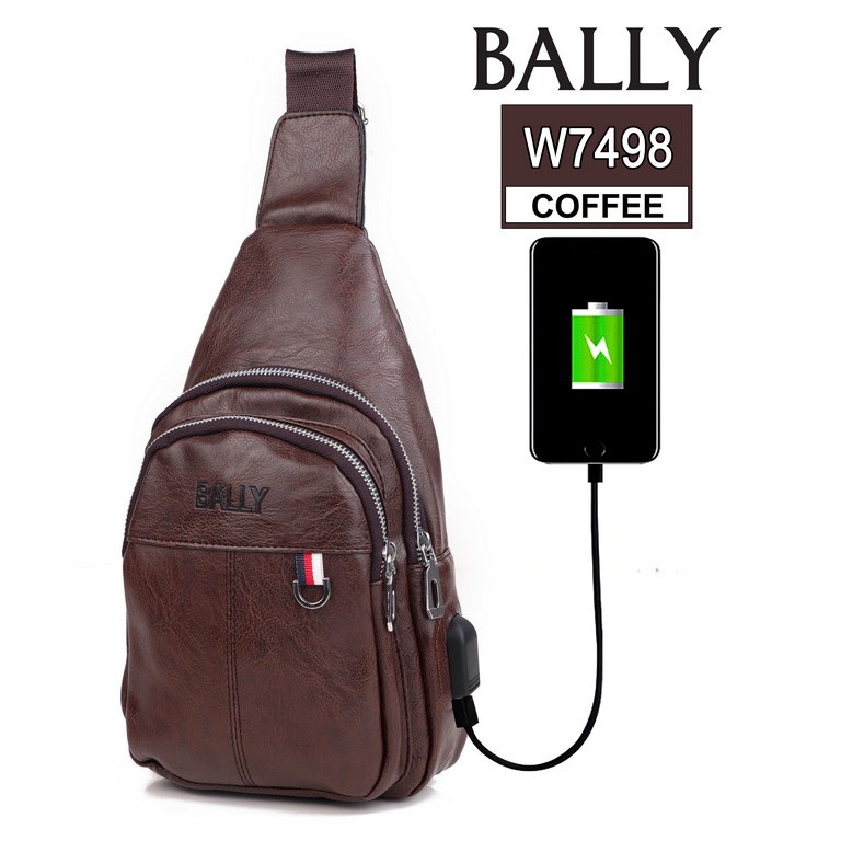 CK03 Sling Bag Bally W7498 / TAS PRIA TAS IMPOR TAS BATAM