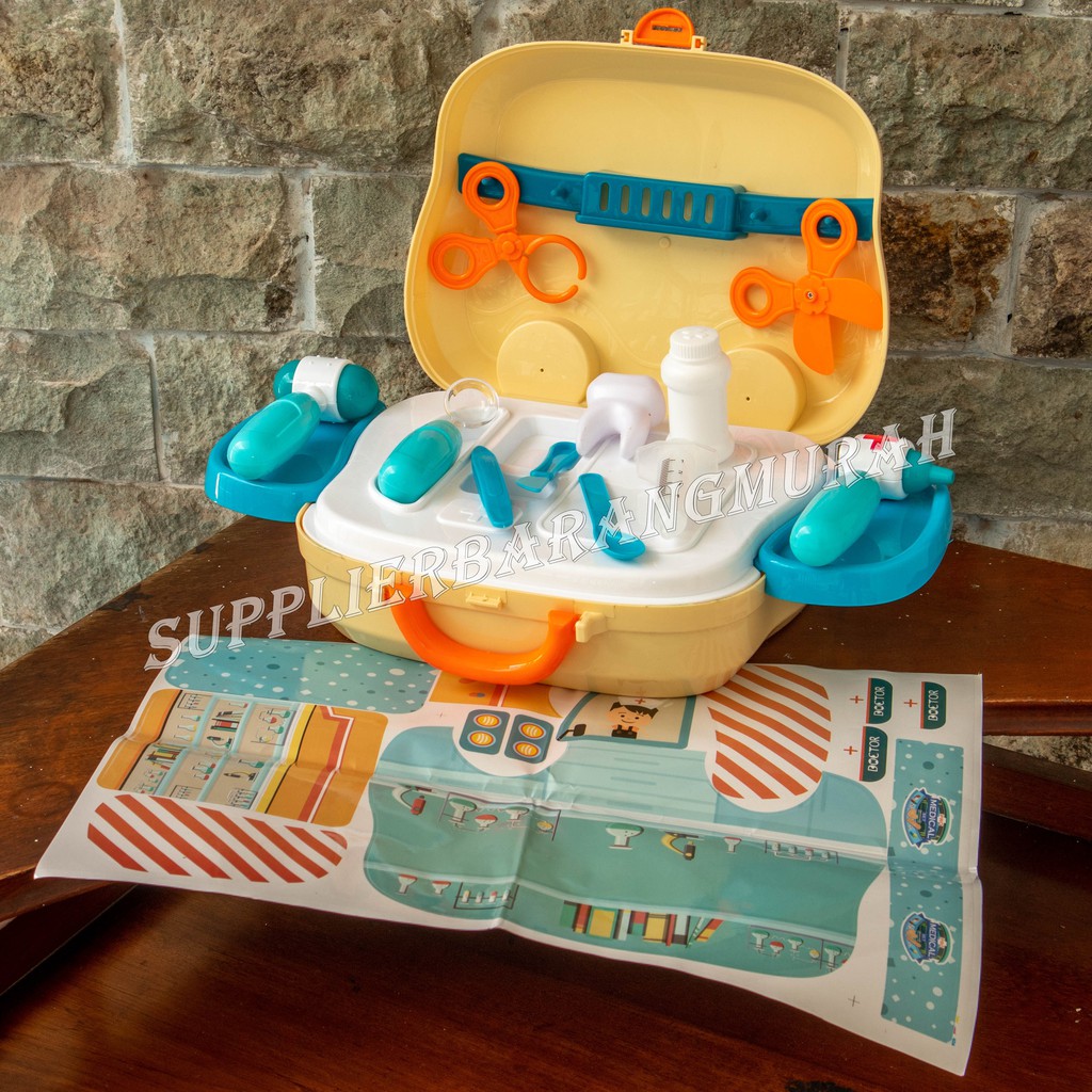 Mainan Koper Backpack Little Doctor Dokter Dokteran HM0385