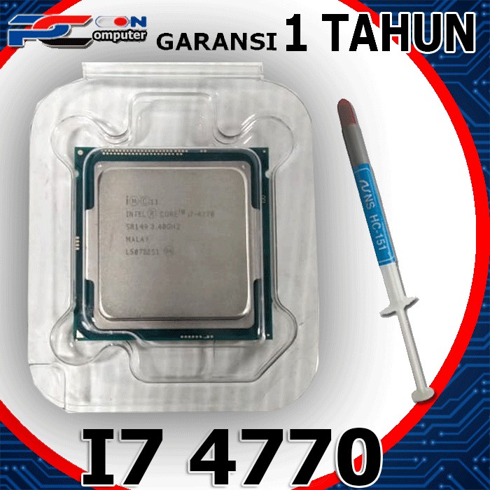 Prosesor Intel Core i7-4770 3,90 GHz Soket LGA 1150