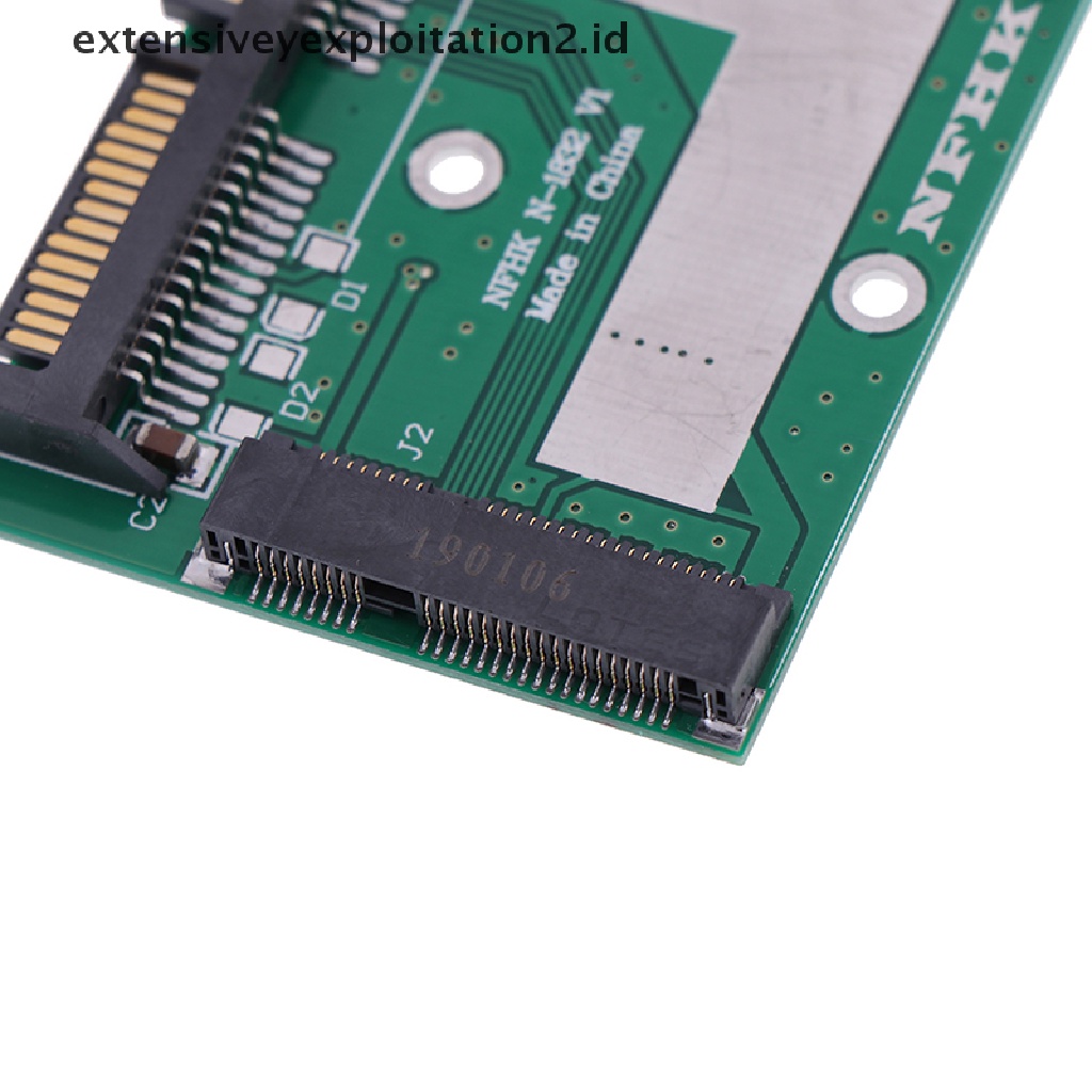 Id mSATA ssd Ke 2.5 '' SATA 6.0gps Papan Modul adapter Konverter Kartu mini pcie ssd