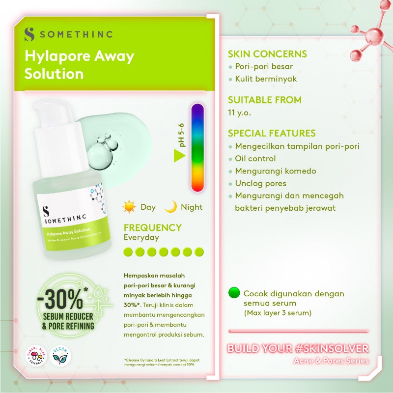 SOMETHINC SKIN SOLVER HYLAPORE AWAY SOLUTION 20ML