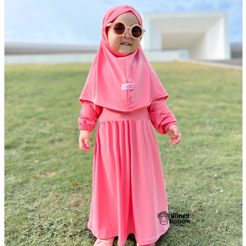 HoneyBlossom - gamis anak / gamis anak perempuan / gamis anak 2 tahun lylia series