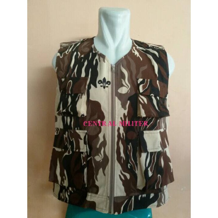 rompi pramuka/rompi loreng Pramuka/doreng pramuka