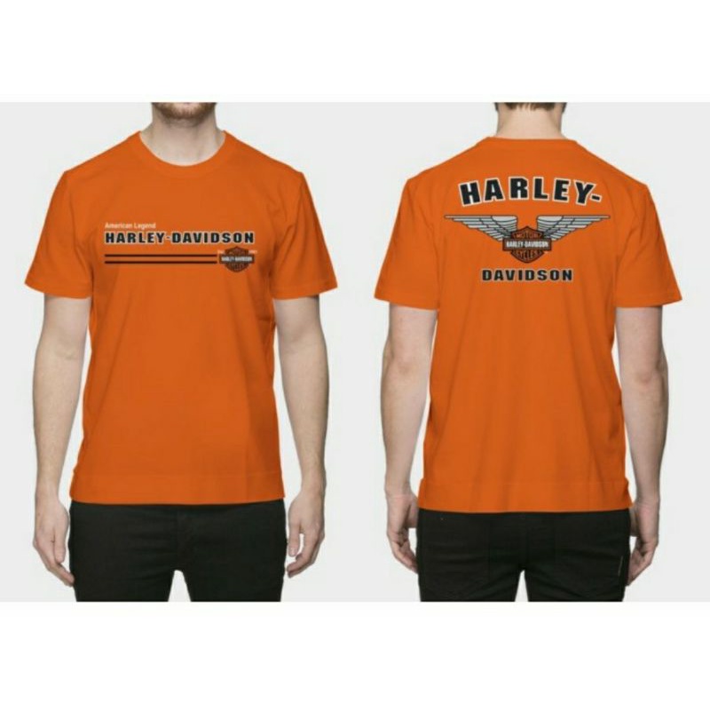 Kaos Harley Davidson Orange Lp/LP
