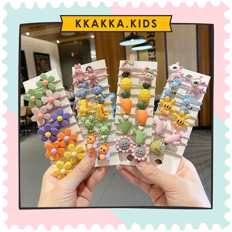 KKAKKA.KIDS I Tali Rambut Anak Anak Korea Aksesoris Rambut Lucu Aksesoris Rambut Bayi