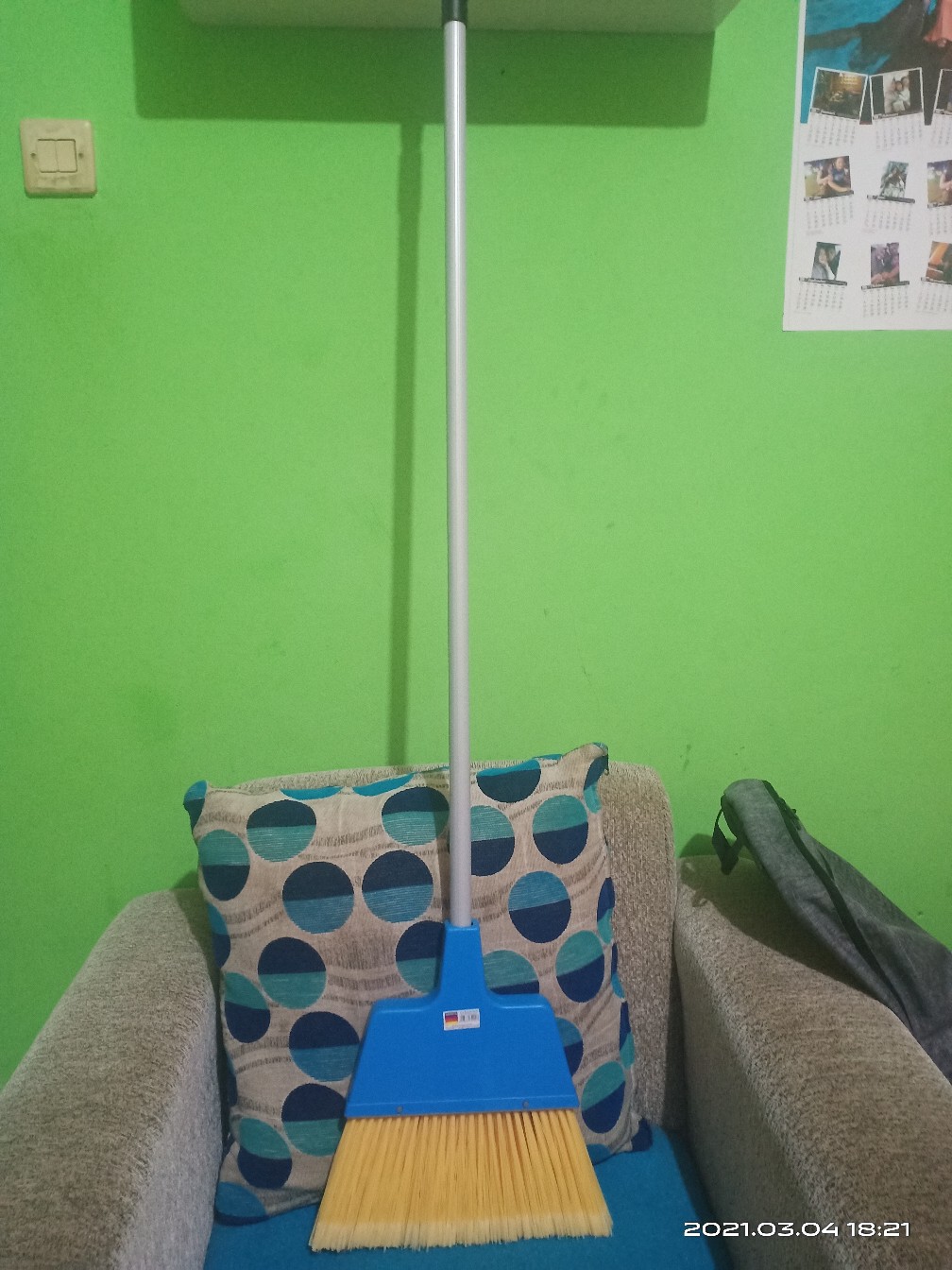 Nagata 644 Sapu Manila/ Senar.. Lebih Tebal Gagang  Bisi Panjang Lebih Awet