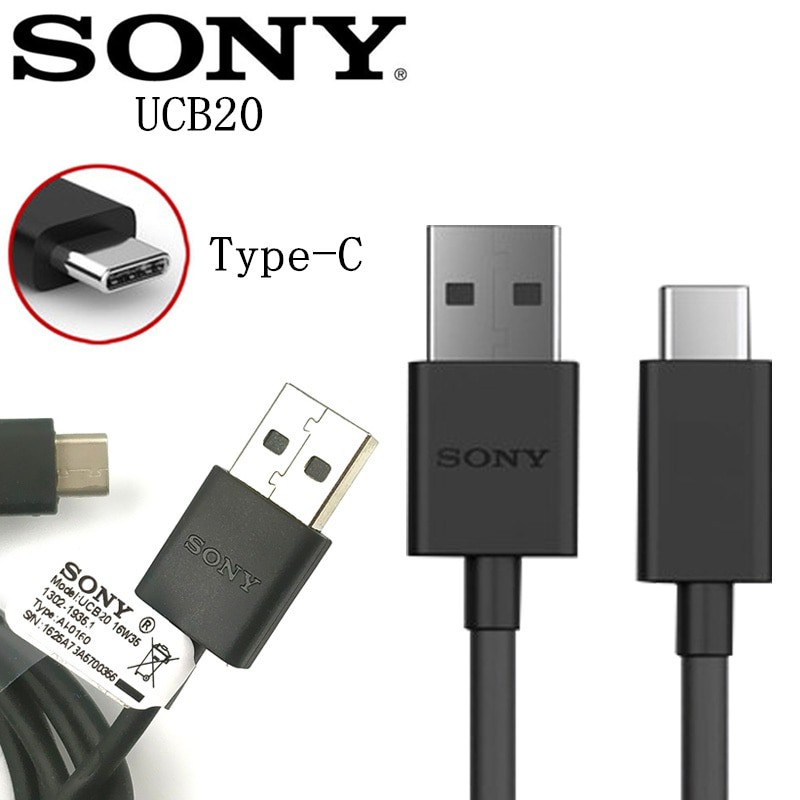 SONY QUICK CHARGER UCH10 MICRO USB / USB TYPE C ORIGINAL 100% - Fast Charging