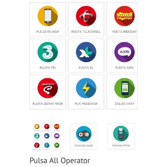 pulsa & token all operator