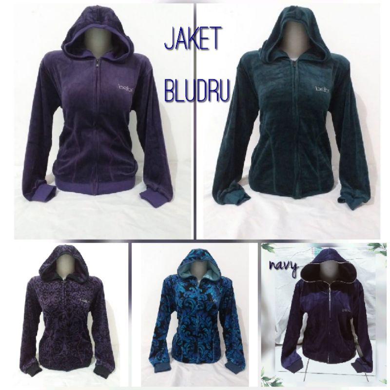 jaket Hoodie beludru ld 100 cm