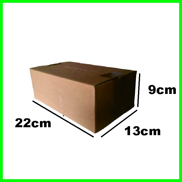 

KARDUS PACKING BOX PACKAGING DUS POLOS UKURAN 22X13X9 CM
