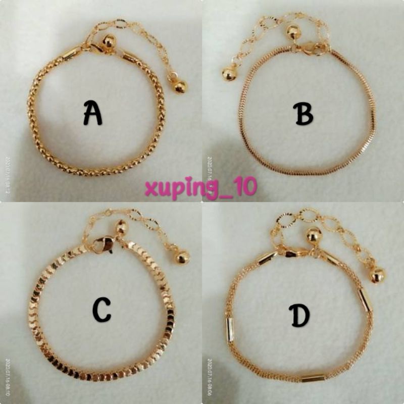 Xuping gelang tangan dewasa cantik