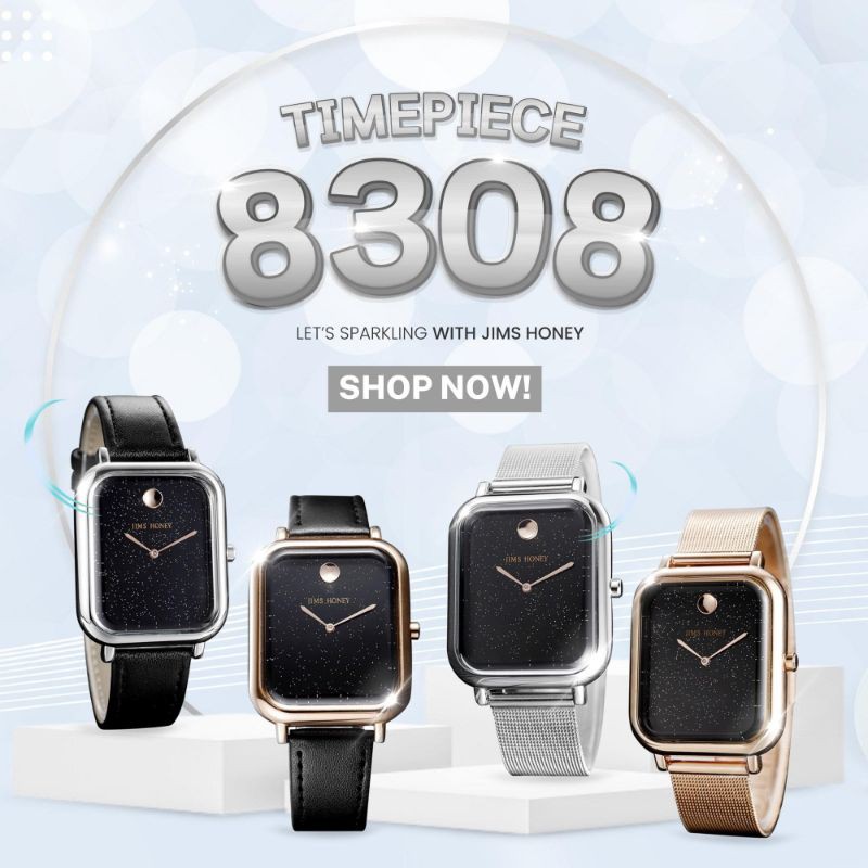 Jims Honey 8308 Jam Tangan Analog Pria Murah Elegan Fashion Import