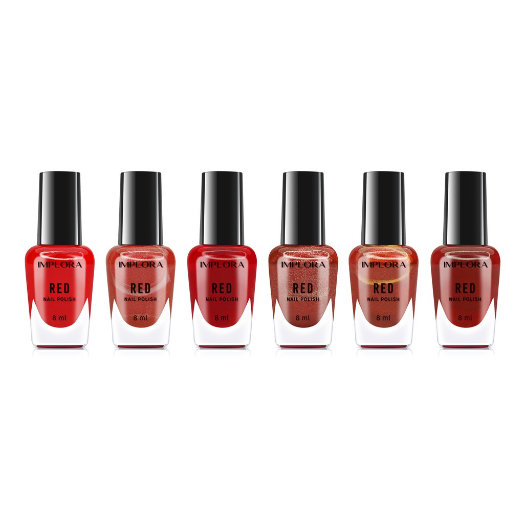 TIKTOK - Implora Nail Polish NEW Kutek RedClearNudes - Satuan BPOM