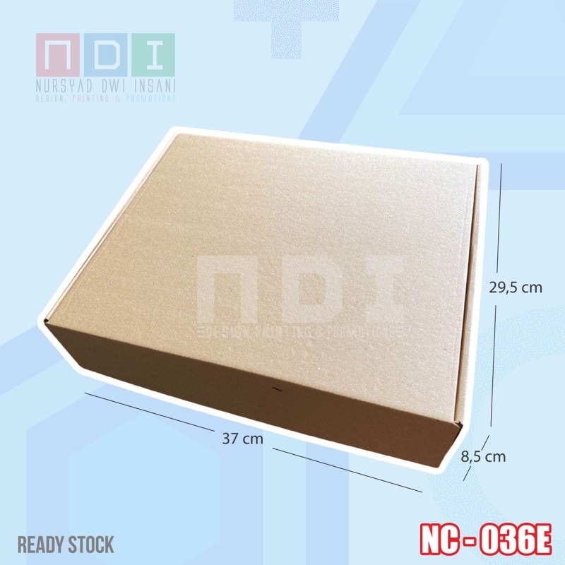 

DUS BOX CORRUGATED 1 PAK (ISI 20 pcs) Uk. 37x29.5x8.5cm