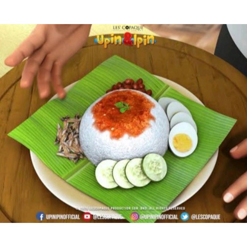 ASLI Nasi Lemak Kak Ros / Opah / Upin dan Ipin