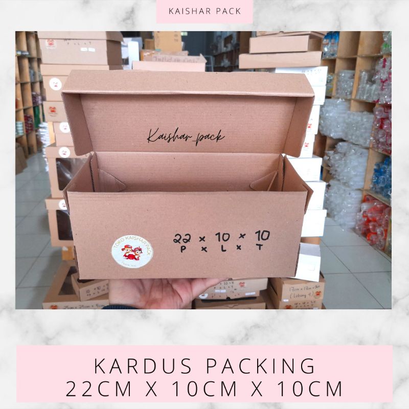 

KARDUS BOX 22X10X10 / PIECES