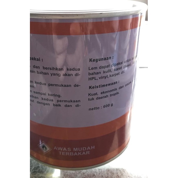 

◌ Lem Fox Kuning Kaleng 600 gr ➧