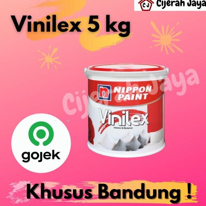 Cat Tembok Vinilex 5 KG Nippon Paint Cat Tembok Interior WARNA LENGKAP