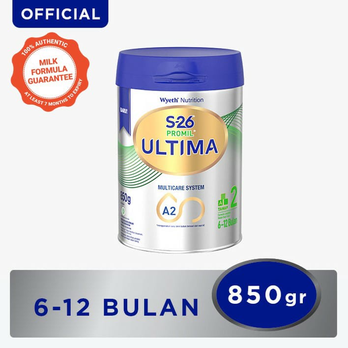 S-26 Promil Ultima 2 Can 850 gr (Kaleng) Susu Formua