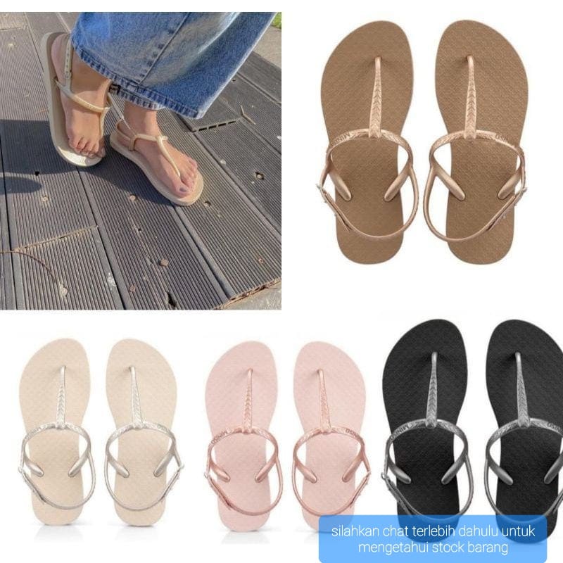 MINISO SANDAL CEWEK CLASSIC SERIES SENDAL FASHION FLAT ( SZ 37/38)