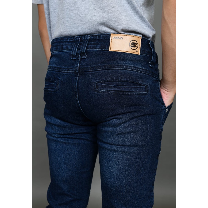 Celana jeans pria / celana panjang Straight celana jeans saku bobok panjang skinny semi slimfit cowo / cowok