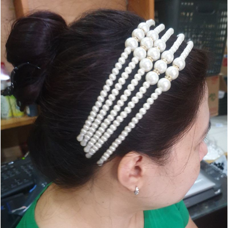 BANDO MUTIARA ALA KOREA HAIRBAND PEARL HEADBAND