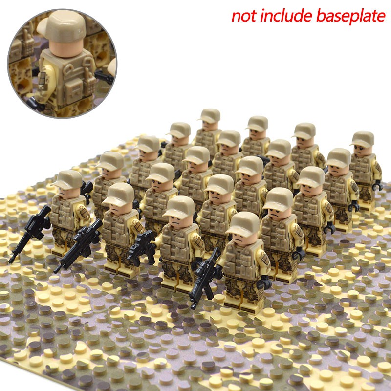 Mainan Lego Anak 20pcs/set Modern War Special force tactical vest Army US Military Soldiers with