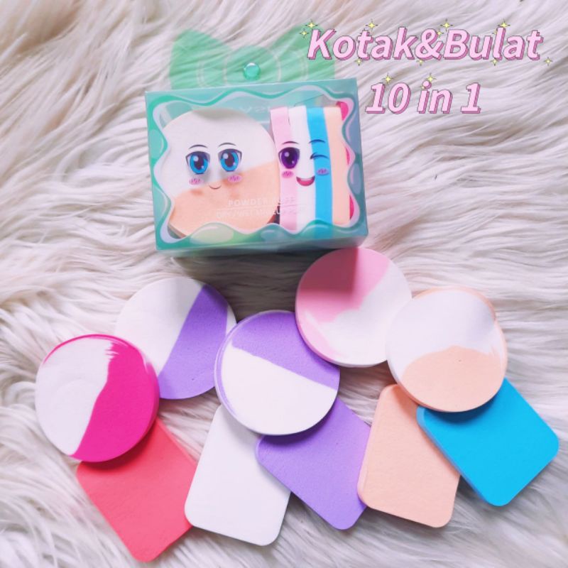 PROMO!!!SPOONS BEDAK/BEAUTY BLENDER AOYASIYUE KEMASAN MIKA