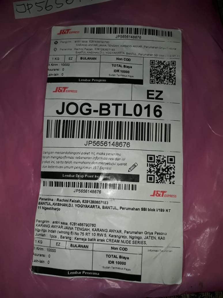 Kemeja Batik Anak Cream Series