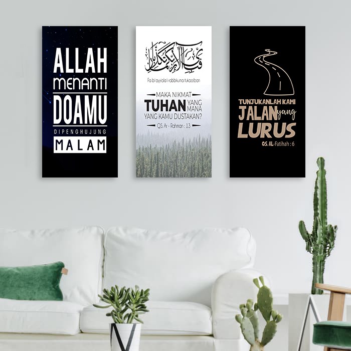 Kamilastorindo Dekorasi Rumah Poster Kayu Hiasan Pajangan Dinding Islamic Quotes  Project5 1530